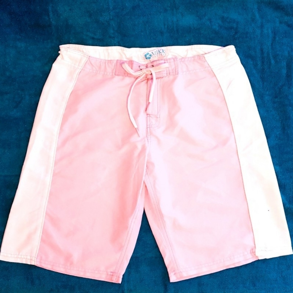 Ladies Board shorts: pink, white